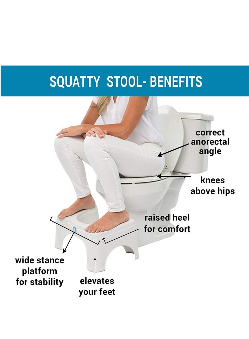 JAJEEK Plastic Western Toilet Portable – Comfortable & Durable Potty Training Tool for Kids and Adults, Made in India, Easy to Use, White  - Image 2