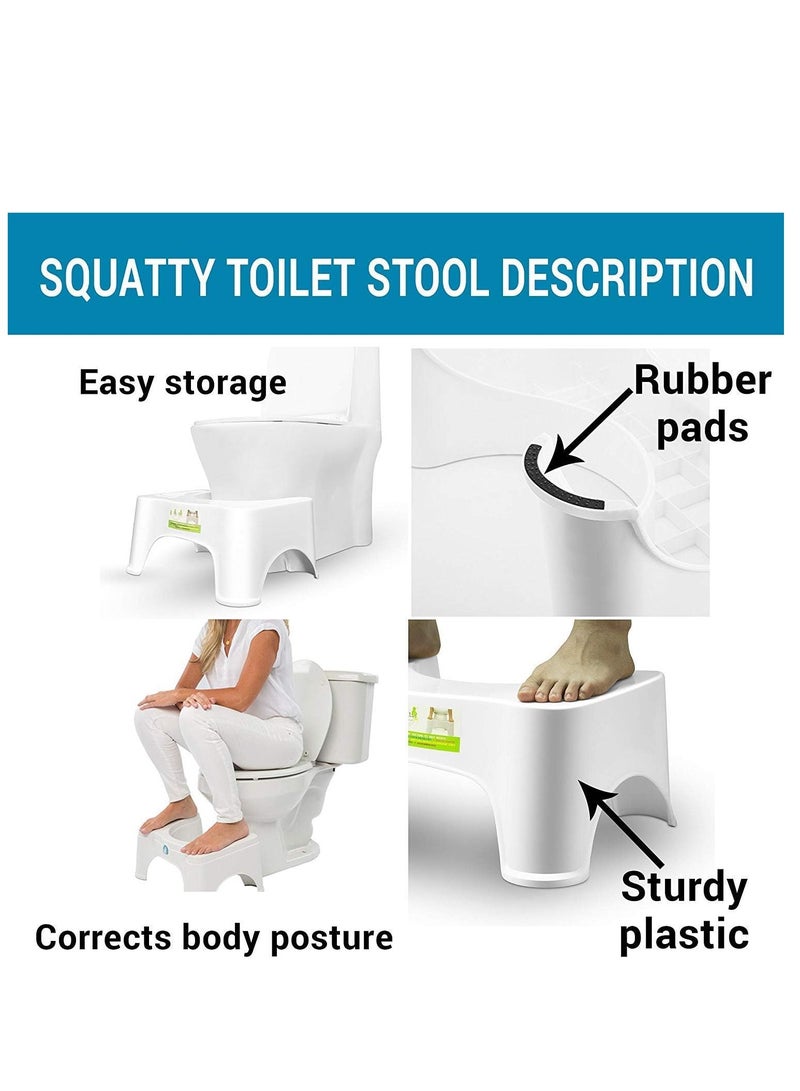 JAJEEK Plastic Western Toilet Portable – Comfortable & Durable Potty Training Tool for Kids and Adults, Made in India, Easy to Use, White  - Image 3
