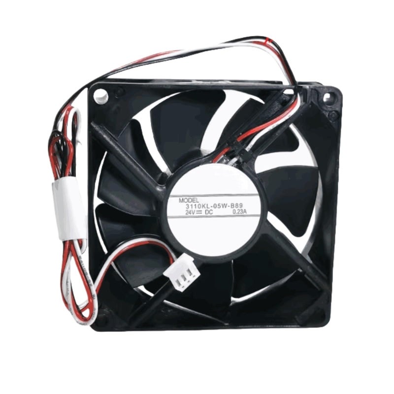 24V 8cm Cooling Fan 0 23A 2 Wire 3110KL 05W B89 - Image 2