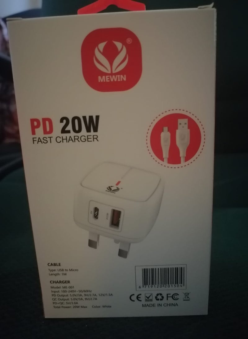 general 20W Type C Dual Port Wall Fast Charger - Image 3