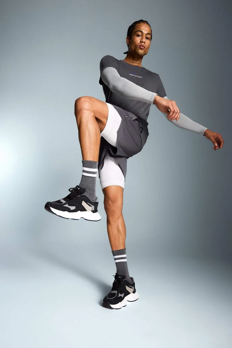 DeFacto DeFactoFit Slim Fit Sports Cotton Shorts
