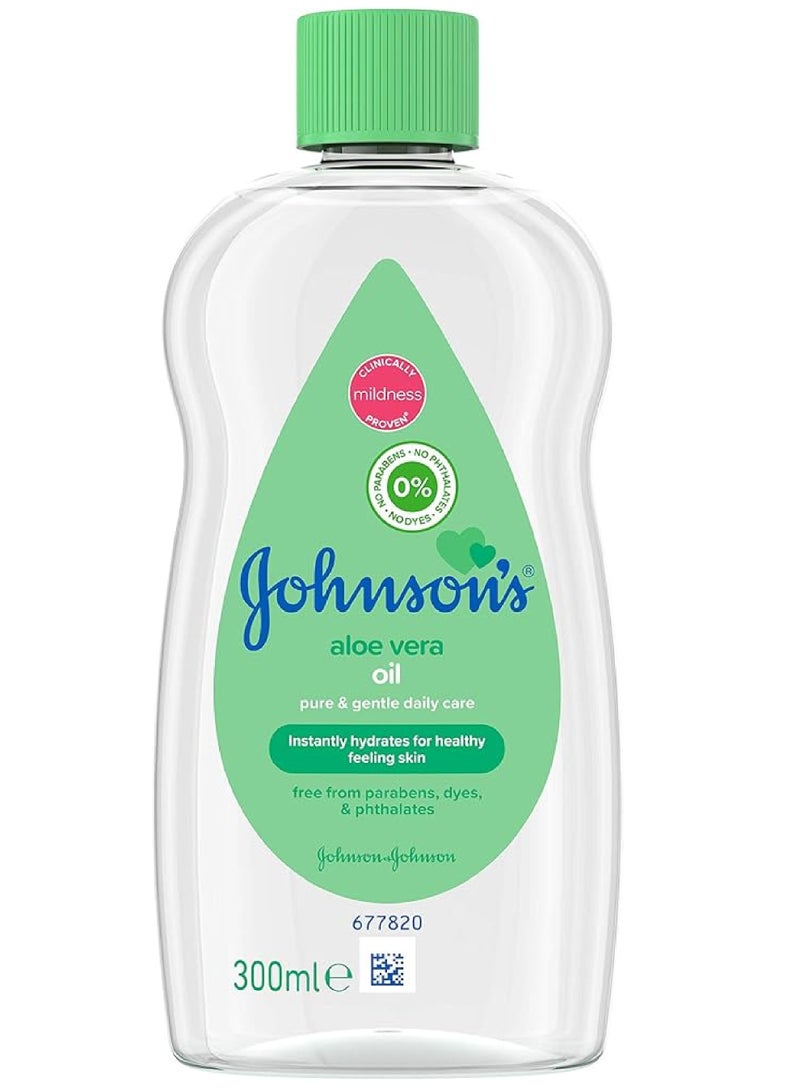 JOHNSON'S ALOE VERA OIL 300ML