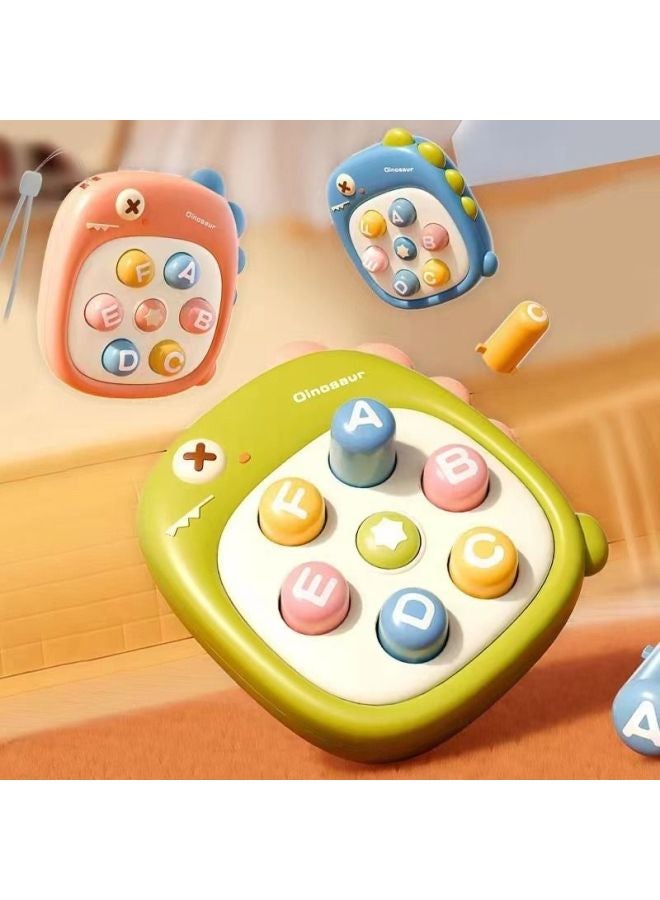 Pocket Mini Hamster Press Music Baby Early Education Educational Baby Boys And Girls Finger Press Toy Young Children-Color: Whack-a-mole Playing With Joy - Image 5