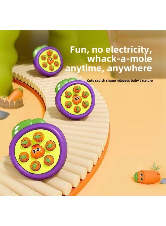 Pocket Mini Hamster Press Music Baby Early Education Educational Baby Boys And Girls Finger Press Toy Young Children-Color: Whack-a-mole Playing With Joy - Image 3