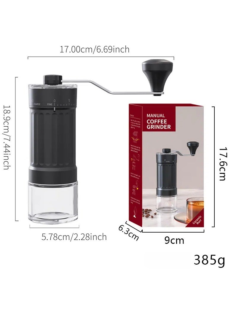 general Hand crank coffee machine grinder small grinder external adjustment portable grinder coffee utensils - Image 3