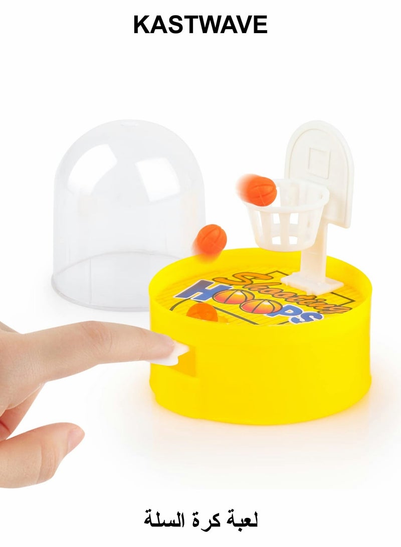 KASTWAVE 28PCS Mini Basketball Shooting Game Basketball Party Supplies Favors Basketball Finger DesktopTable Game/Handheld Basketball Game - Image 1