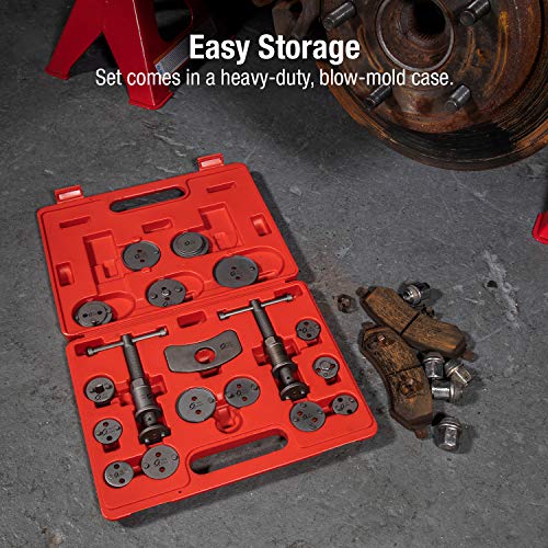 Sunex Tools 3930 Master Disc Brake Caliper Tool Set And Wind Back Kit, Compressor, Spreader Tool Set For Brake Pad Replacement With Magnetic Thrust Bolts, 18-Pieces - Image 5