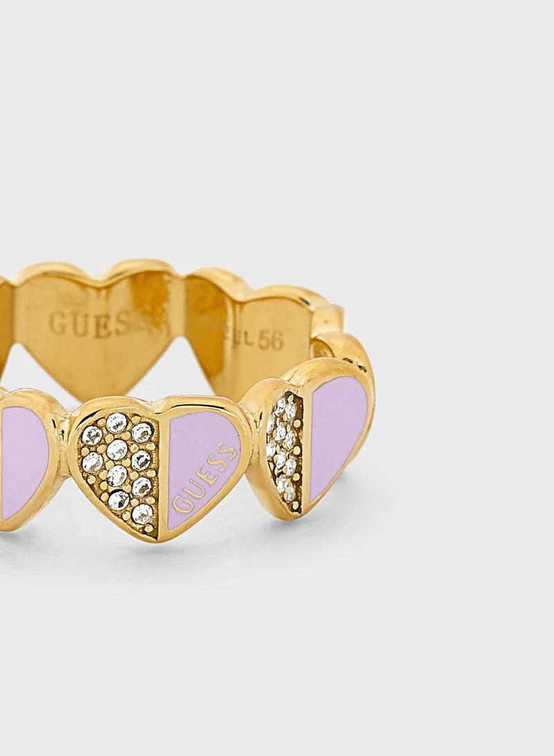 GUESS Heart Ring
