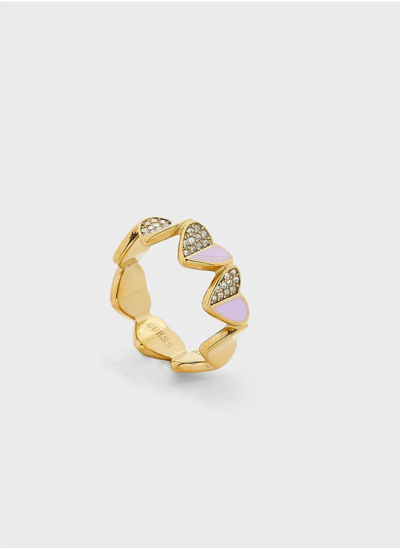 GUESS Heart Ring