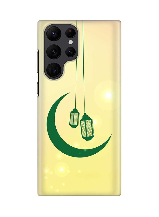 Stylizedd Case for Samsung Galaxy S22 Ultra 5G Snap Case Slim Snap Classic Series Shield Matte Finish Print - Ramadan Shine