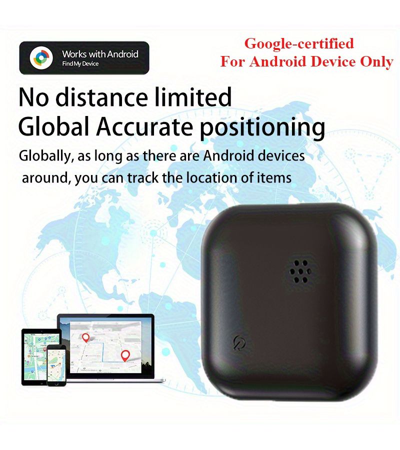Waterproof Bluetooth Tracking Device For Keys Wallet Pet Vehicle Luggage Anti Loss Global Precision Location Finder Compatible With Smartphones Siyah - Image 2