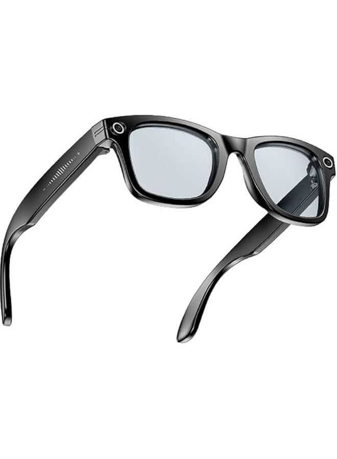 AI Smart Glasses With 8MP Camera Real Time Translation Anti Shake Video Interchangeable Lenses Frame Clear Blue Light - Image 2