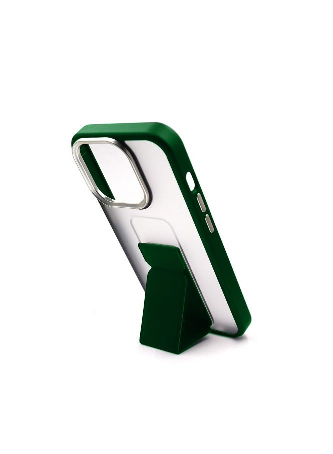 New iPhone 14 Pro Max Case with Magnetic Kickstand, Dark Green - Image 2