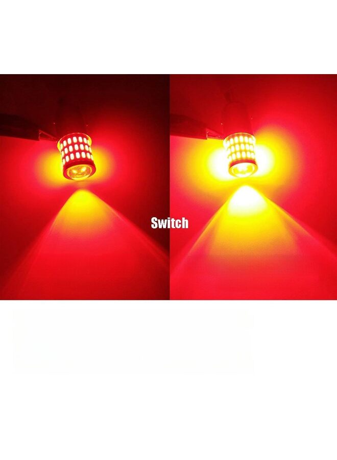 Newest 9-30V Super Bright Low Power 1157 2057 2357 7528  Bulbs with Projector Replacement for Turn Signal Lights and Brake Lights (Color : YELLOW) - Image 2