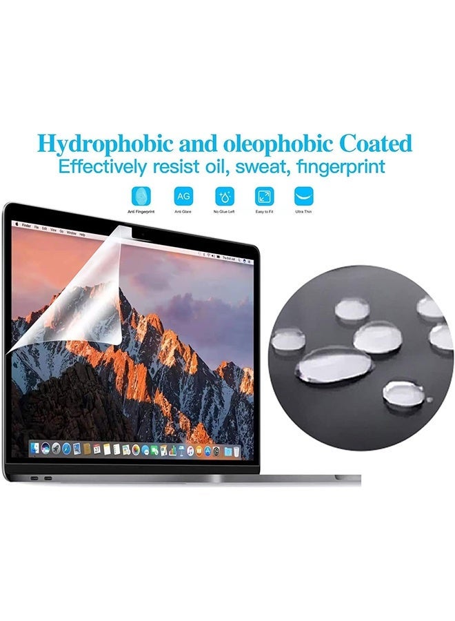 بشكل مختصر [عبوة من قطعتين] واقي شاشة شفاف للغاية من مادة PET لجهاز Macbook Pro مقاس 14 بوصة (معالج M5، M4، M3، M2، M1) طرازات 2025-2021، فيلم واقي عالي الدقة - Image 3