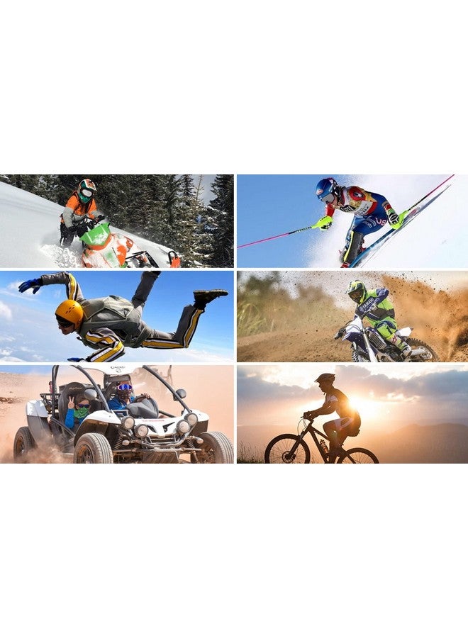 FABSPORTS protective goggles with detachable mask, Anti UV, Windproof, soft foam padded for comfort. Used for Motorcycle, Dirt Bike off road, ATV Ride, snowboarding, skiing, cycling etc - Image 5