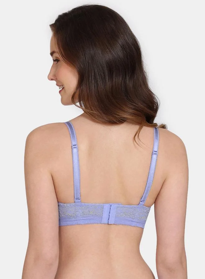 زيفامي صدريّة بالكوينت مبطنة بأسلاك وتفاصيل دانتيل وحمّالات قابلة للفصل من زيفامي