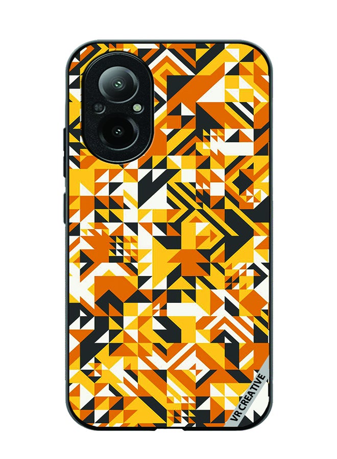 VR CREATIVE Protective Case Cover For Realme C67 4G Geometrical Design Multicolour - Image 1