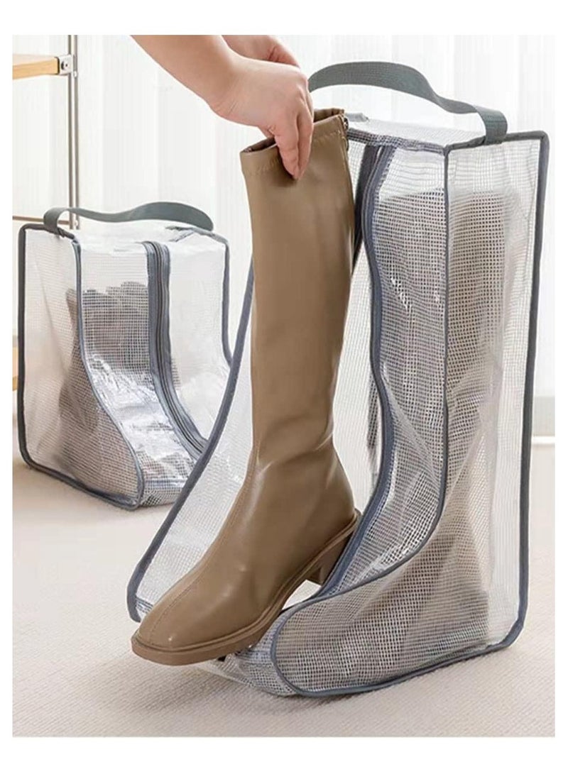 general 4 Packs Shoes Bags Portable Women Tall Short Boot Bags 2 Pack Tall + 2 Pack Short Waterproof for Travel and Daily Use - Image 3