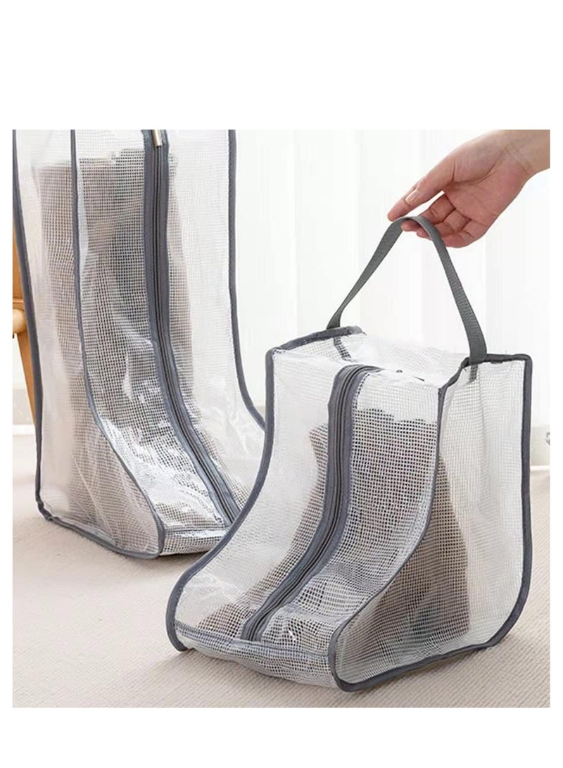 general 4 Packs Shoes Bags Portable Women Tall Short Boot Bags 2 Pack Tall + 2 Pack Short Waterproof for Travel and Daily Use - Image 4