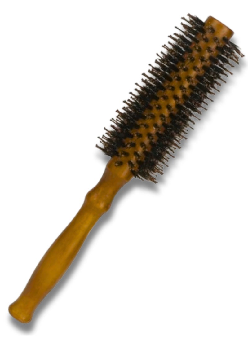 بونيتا Rounded Styling Wooden Hair Brush For Hair Dryer فرشاة شعر خشبية مستديرة لتصفيف الشعر، مناسبة لمجفف الشعر - Image 1