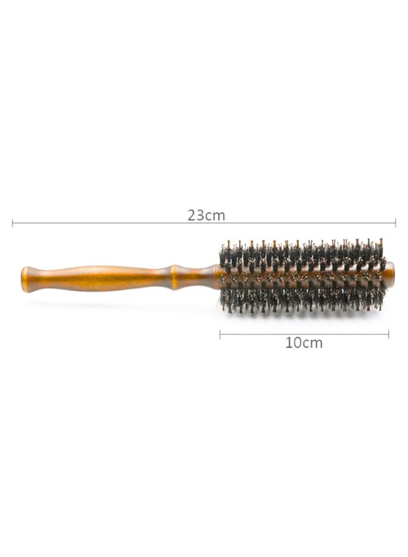 بونيتا Rounded Styling Wooden Hair Brush For Hair Dryer فرشاة شعر خشبية مستديرة لتصفيف الشعر، مناسبة لمجفف الشعر - Image 5