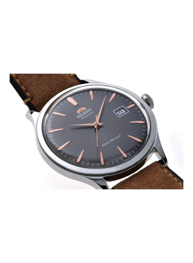 ORIENT Men ORIENT Classic Bambino V4 AC08003A - Leather Male Mechanical 3 hands - Image 3