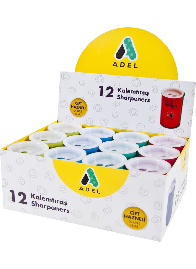 Adel 619 Pencil Sharpener Box of 12  - Image 1