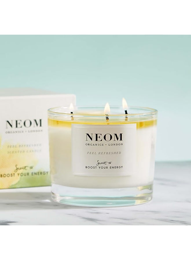 NEOM NEOM Feel Refreshed Scented 3 Wick Candle  - Image 3