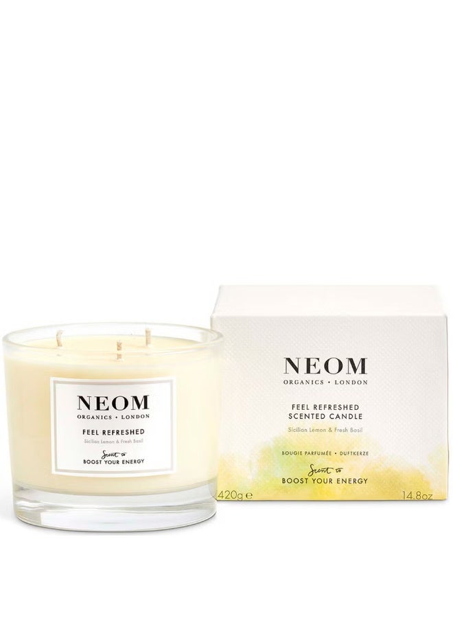 NEOM NEOM Feel Refreshed Scented 3 Wick Candle  - Image 1