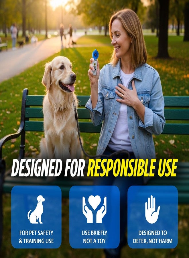 GUARD DOG SECURITY Air Horn for Dogs, Powerful Blow Air Horns training and behavior aids, Air Horn for Safety, Stops Barking, Jumping, Fighting, Chasing, Works as coyote deterrent (1 Pack w/whistle) - Image 3