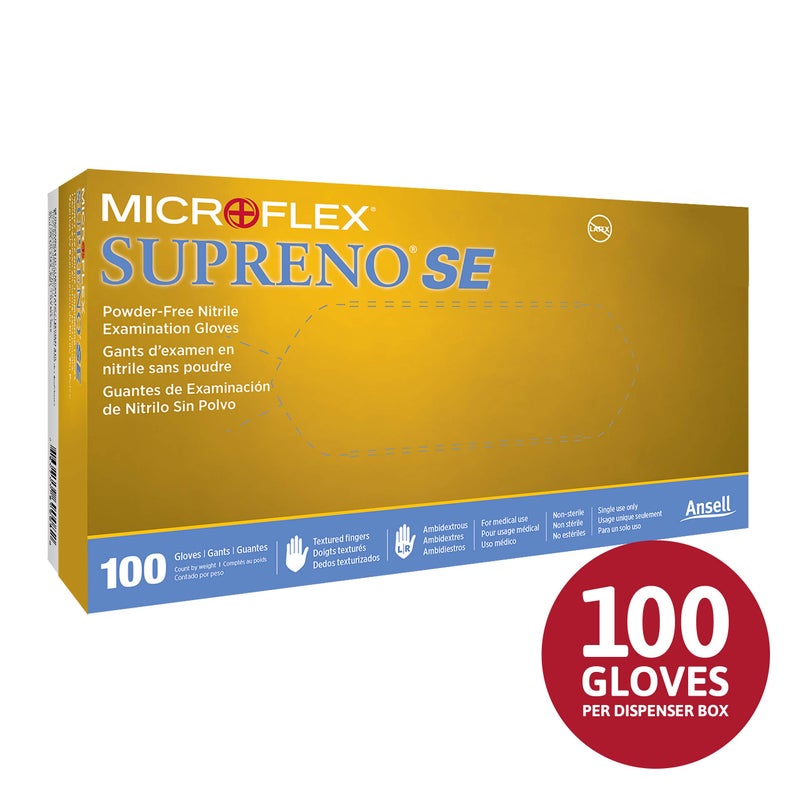 Microflex SU-690 Disposable Nitrile Gloves, Latex-Free, Powder-Free Glove for Cleaning, Mechanics, Automotive, Industrial, or Medical applications, Violet, Size X-Large, Box of 100 Units - Image 4