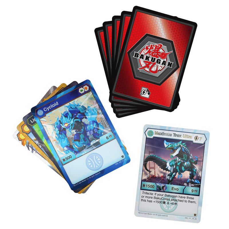 BAKUGAN باكوجان برو، حزمة تعزيز النخبة المدرعة مع 10 بطاقات تداول قابلة للجمع، للأعمار من 6 سنوات وما فوق - Image 4