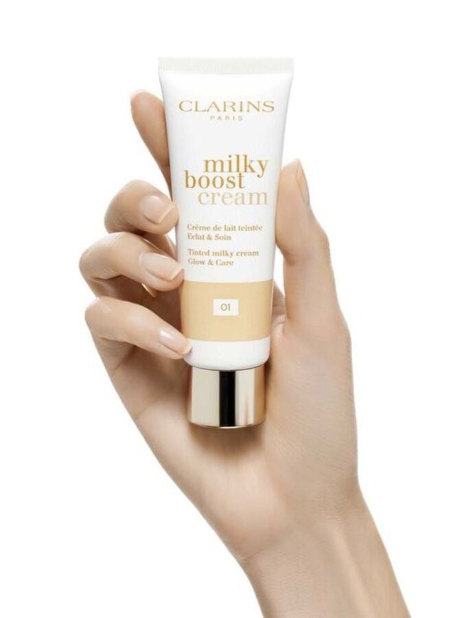 CLARINS Milky Boost Tinted Milky Cream 01 - 45ml - Image 4