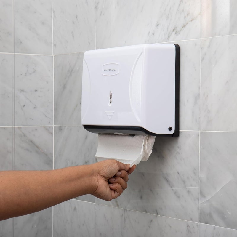 Mind Reader Multi-Fold Paper Towel Dispenser, Paper Towel Holder, 3.75 in. L x 10.5 in. W x 14 in. H - Image 2