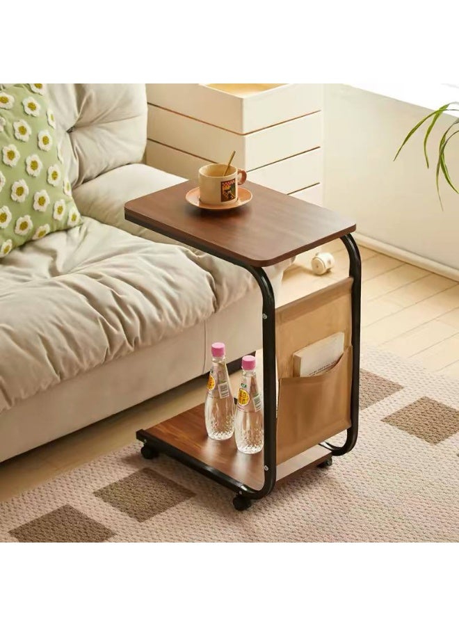 Side table with a wooden top - Image 1