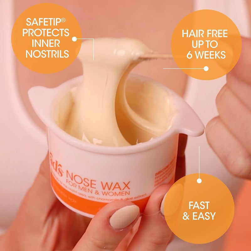 Nad's مجموعة شمع الأنف نادز للرجال والنساء لإزالة شعر الأنف مضادة للحساسية 45 جرام - Image 2