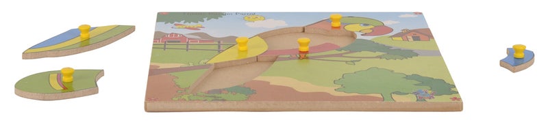 Skillofun Wooden Parrot Puzzle for Kids, | Colorful Wooden Puzzle with Knobs | Engaging Self-Corrective Design | Develops Problem-Solving & Fine Motor Skills | Eco-Friendly & Safe for Toddlers - Image 3