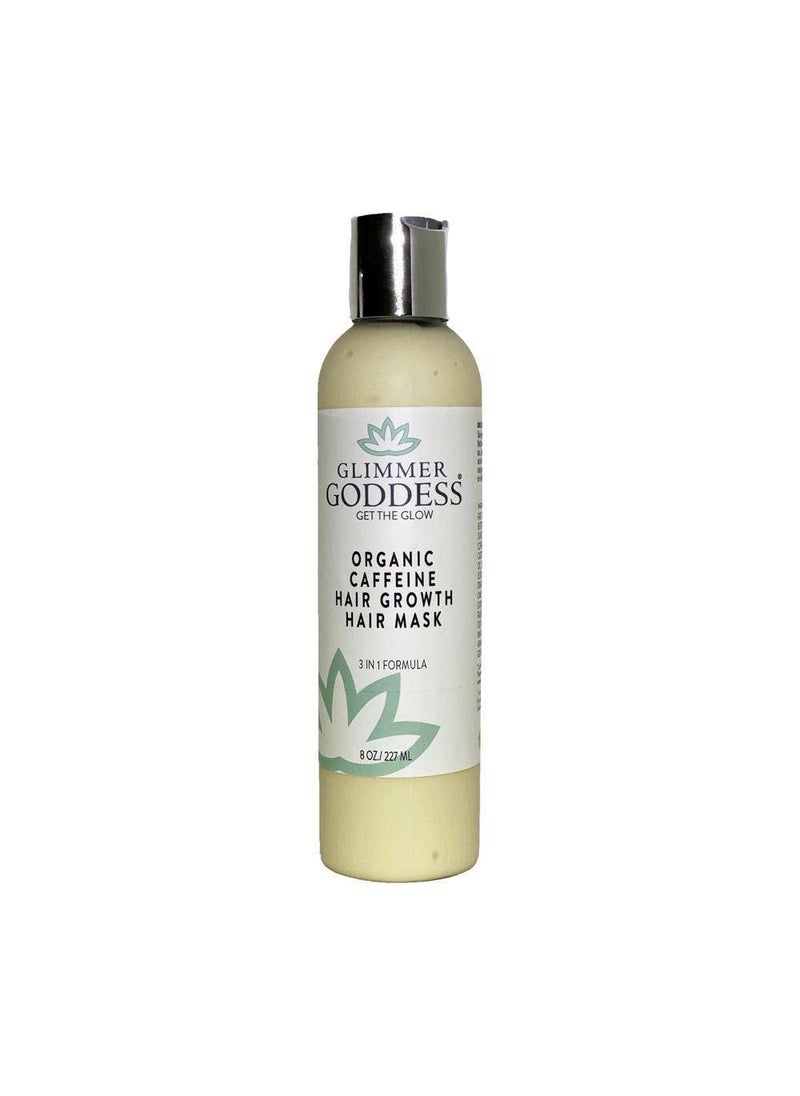 glimmer goddess Glimmer Goddess Organic Caffeine Conditioner Hair Mask  Natural Hair Growth Formula for Longer Stronger Healthier Hair  8 oz 