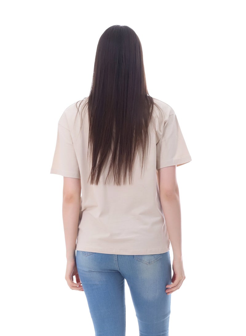 بيبو تيشيرت حريمي مطبوع - Image 4