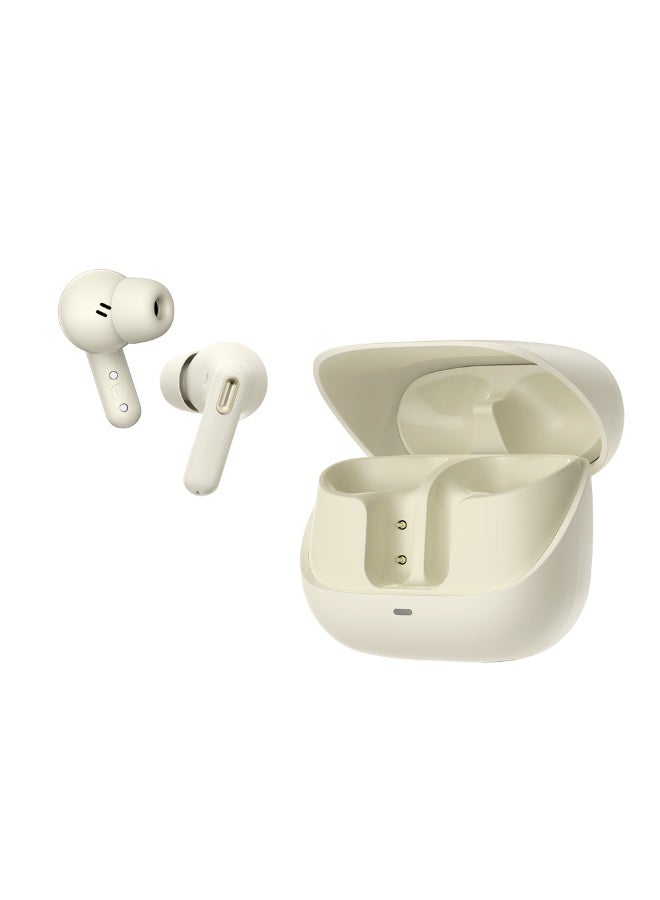 ماي كاندي TWS-E150 True Wireless Earbuds | ANC & ENC | Bluetooth 5.3 Beige - Image 2