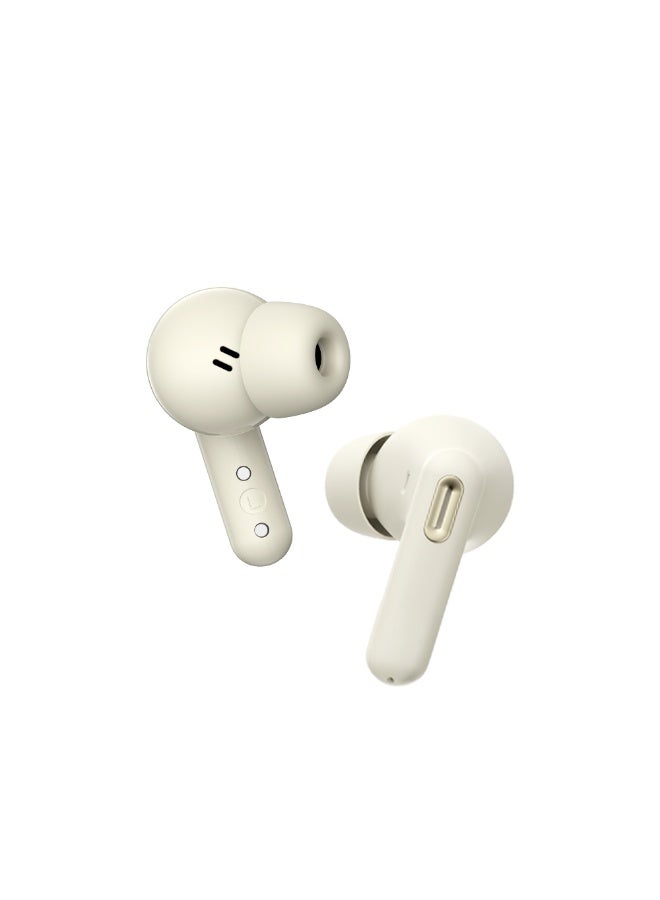 ماي كاندي TWS-E150 True Wireless Earbuds | ANC & ENC | Bluetooth 5.3 Beige - Image 3