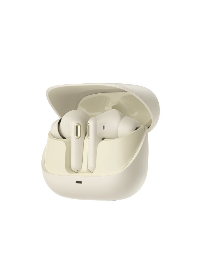 ماي كاندي TWS-E150 True Wireless Earbuds | ANC & ENC | Bluetooth 5.3 Beige - Image 4