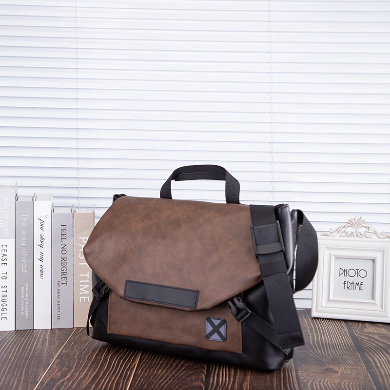 Simple Men'S Shoulder Bag New Casual Lightweight Retro Messenger Bag Messenger Bag Large Capacity Men'S Bag - Image 2