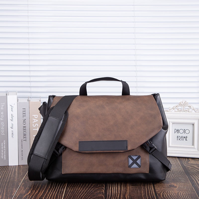 Simple Men'S Shoulder Bag New Casual Lightweight Retro Messenger Bag Messenger Bag Large Capacity Men'S Bag - Image 3