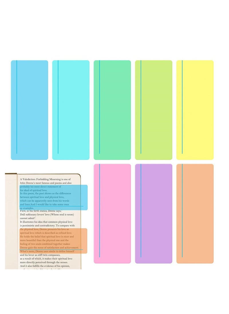 Y&D Guided Reading Strips, Colored Visual Aids for Children and Adults, Tracking Rulers Students Teachers, 8 PCS  - Image 1