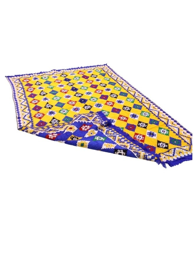 SMART HOME Excellent Syrian double-sided rug and rug, with a velvety texture, with beautiful patterns made of high-quality foods, ground seating mats for trips, camping, hiking, and land, a luxurious rug 3X2 M - Image 2