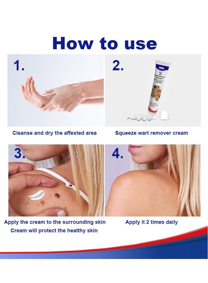 KanyeHB Wart Removal Cream,  Wart Remover for Genital Warts, Plantar Warts, Common Warts, Corns, Wart Cream 20g - Image 4