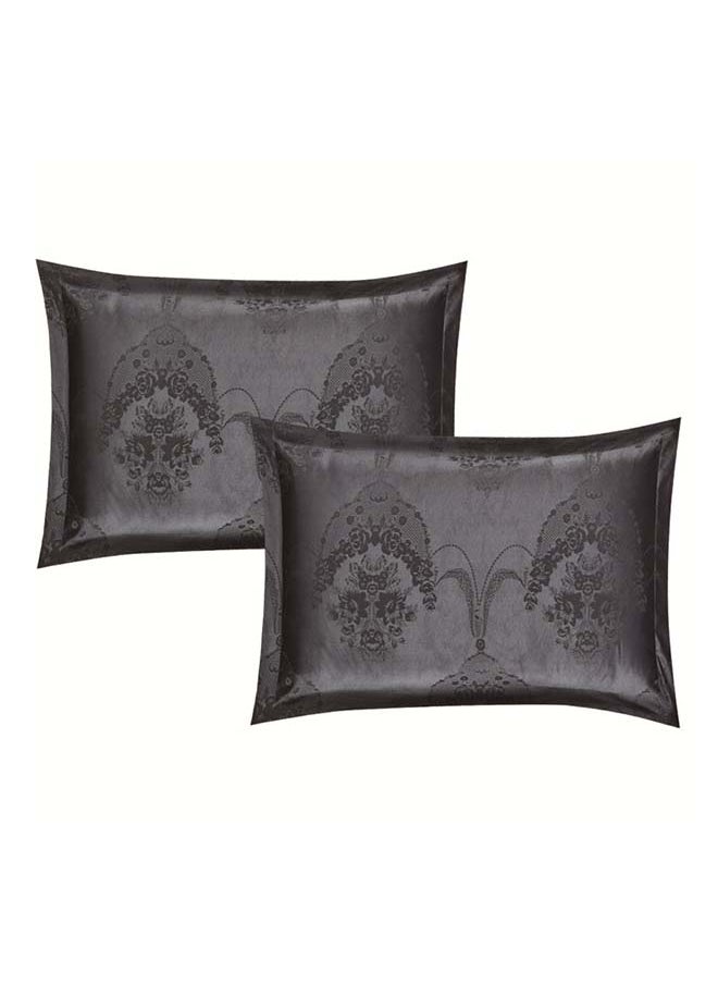 Hours - Hours Comforter Set With A Durable And Soft Jacquard Fabric And A Modern And Distinctive Pattern That Satisfies All Tastes, 8 Pieces, King Size - Image 1