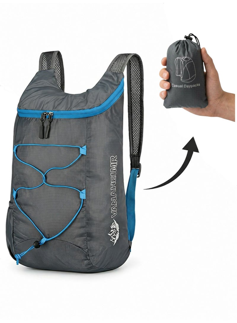 VANAHEIMR Foldable Lightweight Backpack - Water Resistant Travel Daypack for Hiking, Sports & Outdoors - Ultra Compact & Durable Unisex Bag - Image 1